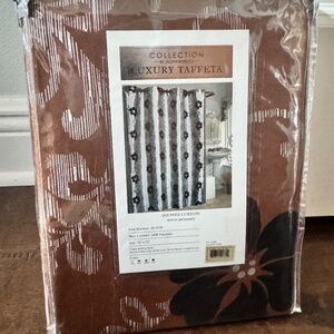 Luxury Taffeta Shower Curtain: Collection by JUDITH ROBERTS.
